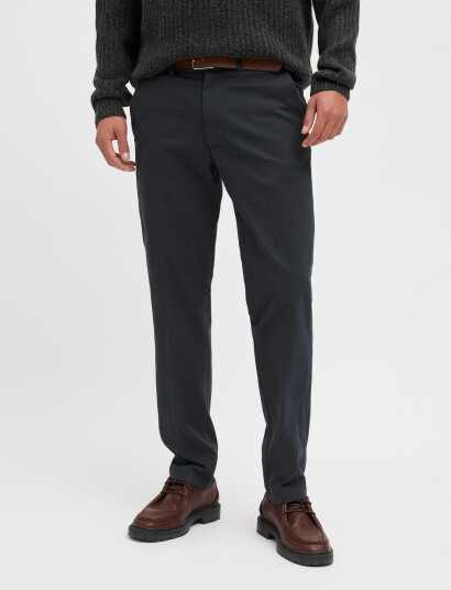 Jack & Jones Jpstollie Franco Chino W Belt - Navy - 28 x 32