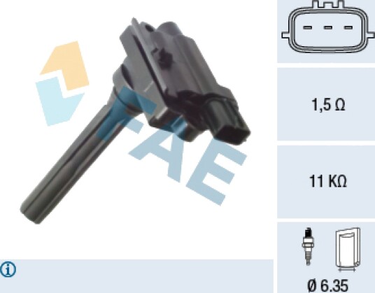 Tennspole coil FAE 80393 Tennspole coil FAE 80393
