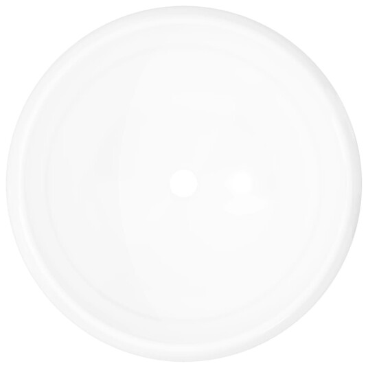 vidaXL Servant rund keramisk hvit 40x15 cm vidaXL Servant rund keramisk hvit 40x15 cm