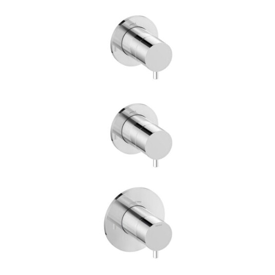 Damixa Termostat 2 Stoppekraner Krom Damixa Termostat 2 Stoppekraner Krom