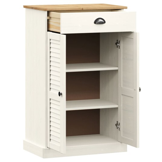 vidaXL Skoskap VIGO hvit 60x35x96 cm heltre furu vidaXL Skoskap VIGO hvit 60x35x96 cm heltre furu
