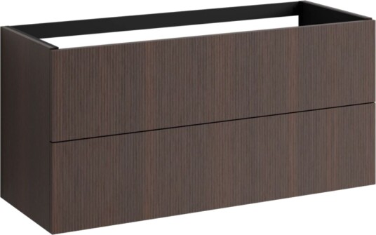 Vikingbad Mie Rille Servantskap Mørk eik / 120cm Dobbel