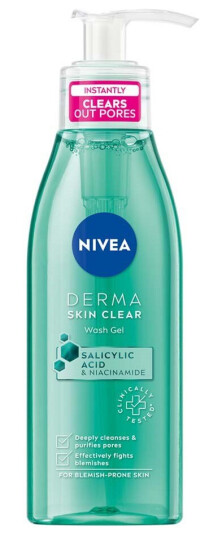 NIVEA Derma Skin Clear Wash Gel 150ml NIVEA Derma Skin Clear Wash Gel 150ml