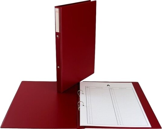 Biurfol Personlig Arkivmappe 2R/3Cm Burgunder Td 11 01 Biurfol Personlig Arkivmappe 2R/3Cm Burgunder Td 11 01