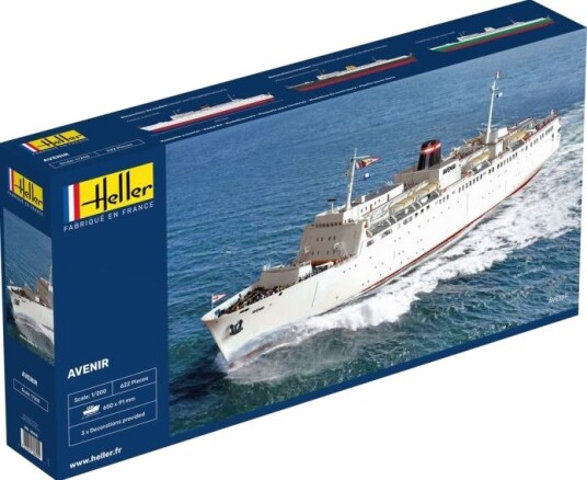 Heller Avenir Ferjemodell Byggesett 1:200