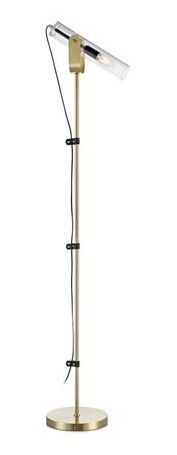 Winston Gulvlampe Messing/Klar