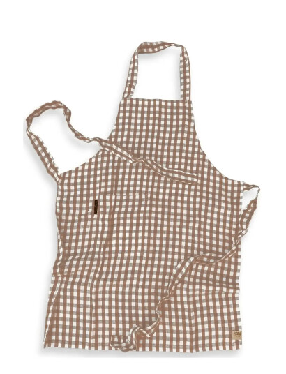 Lovely Linen Misty Apron - Brown - ONE SIZE Lovely Linen Misty Apron - Brown - ONE SIZE