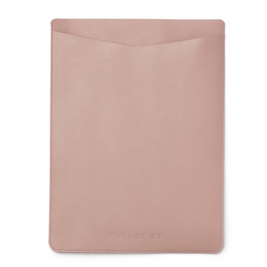 Philbert, Philbert UltraSlim Vegansk Skinn Sleeve m. Stropp til MacBook / Laptop 13" (31,0 x 22,5 x 2 cm) - Rosa