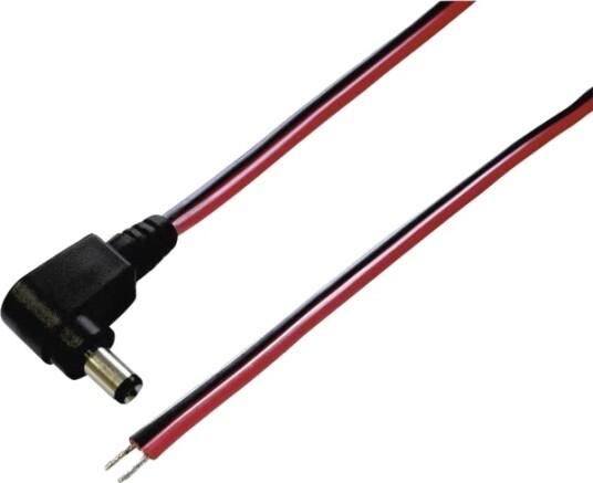 Bkl Electronic Lavspennings Tilkoblingskabel Lavspenningsplugg Åpen Ende 5,50 Mm 2,10 Mm 1,00 M 1 Stk