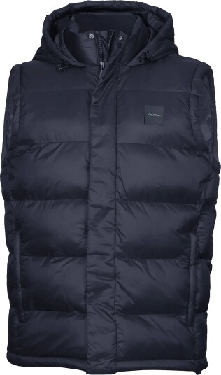 Calvin Klein Golf Vanta Hooded Puffa Gilet Navy M