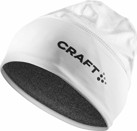 Craft Nor Adv Windblock Fleece Hat White/Blaze S/M
