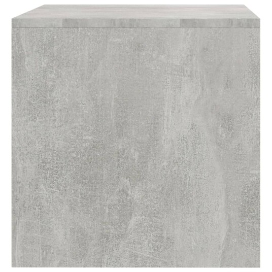 vidaXL TV-benk betonggrå 80x40x40 cm sponplate