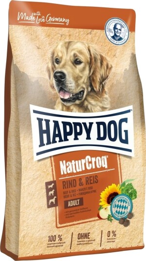 Happy Dog Voksen Naturcroq Rind & Reis Storfekjøtt Ris 4 kg Happy Dog Voksen Naturcroq Rind & Reis Storfekjøtt Ris 4 kg