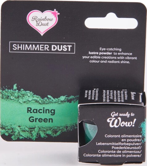Shimmer Dust Lustrepulver Racing Green | Slikkepott.No