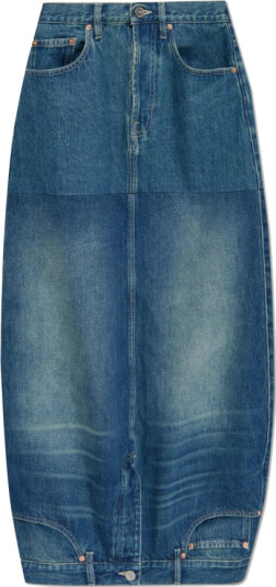 Vetements Dame Skjørt Blå S,
