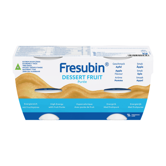 Fresubin Dessert Fruit fruktpuré Eple 4x125 ml Fresubin Dessert Fruit fruktpuré Eple 4x125 ml