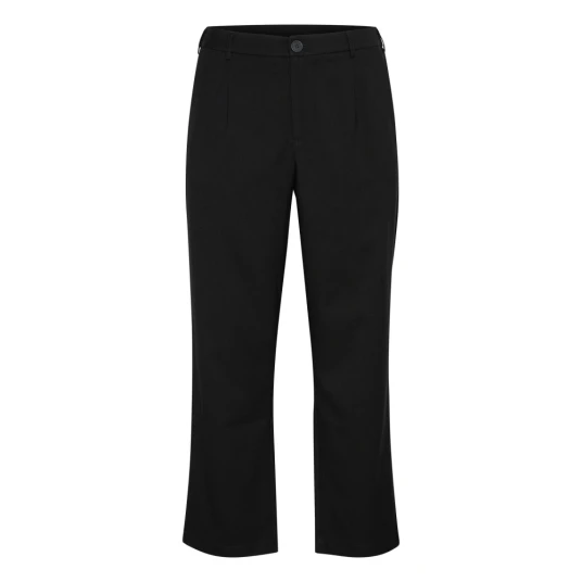 KAFFE Curve   Bukser kcMerla Straight Pants   Svart