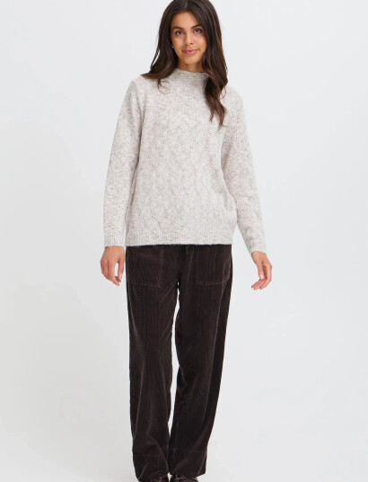 Fransa Frjamie Pu 1 - Cream - M