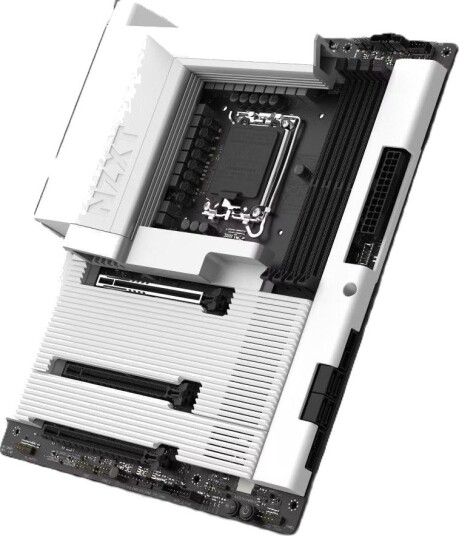 NZXT N7 Z890 Hovedkort ATX DDR5 LGA1851 Hvit