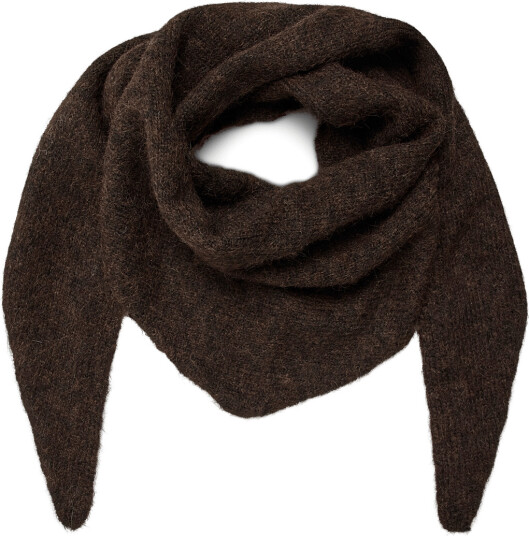 Vero Moda Vmsilva Small Triangle Scarf Brown ONE SIZE