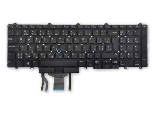 Dell Dual Pointing - Erstatningstastatur For Bærbar Pc - Med Pekepinne - Bakbelysning - Qwerty - Dansk Dell Dual Pointing - Erstatningstastatur For Bærbar Pc - Med Pekepinne - Bakbelysning - Qwerty - Dansk