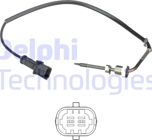 Sensor, eksostemperatur DELPHI TS30195