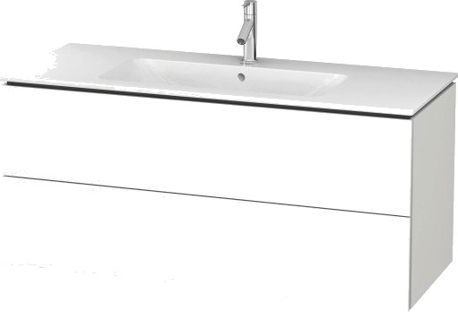 Duravit L-Cube Servantskap m/2 skuffer 1220x550x481 mm Hvit Matt
