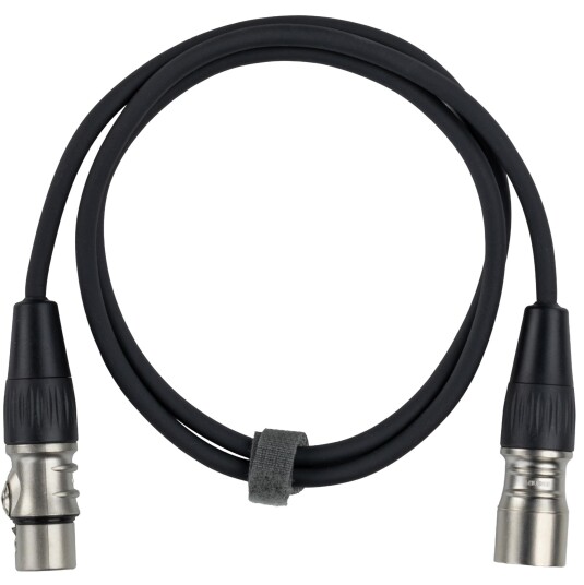 Fujtech Mikrofonkabel XLR Hann Til XLR Hunn Svart 3m