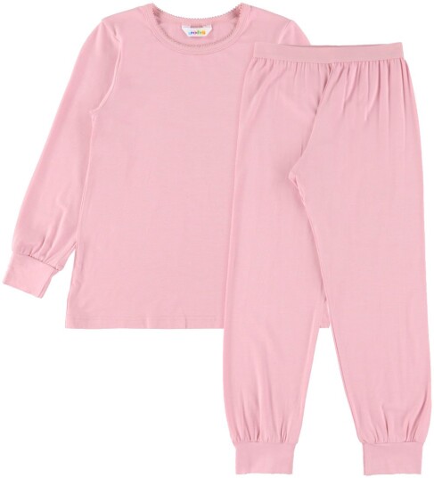 Joha Pyjamas I Bambus Til Barn, Old Rose