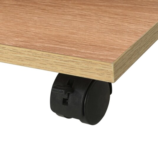 vidaXL Rullende hylle 50x35x42 cm eik vidaXL Rullende hylle 50x35x42 cm eik