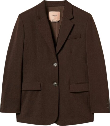 Twinset Dame Jakker Brun M,