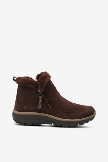 Skechers Boots Easy Going Cool Zip Brun