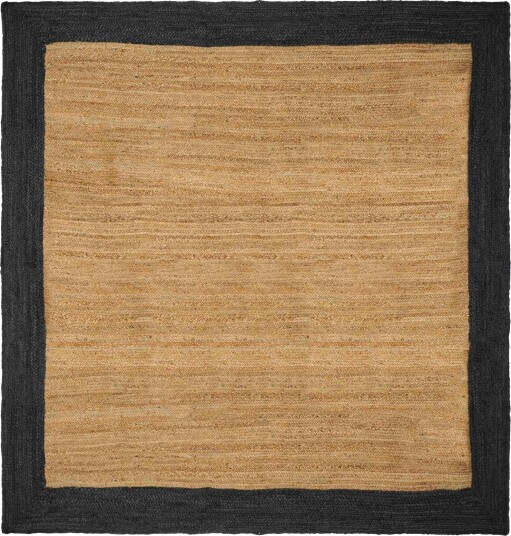 Områdetepper Mørkegrå 300 x 300 cm Jute