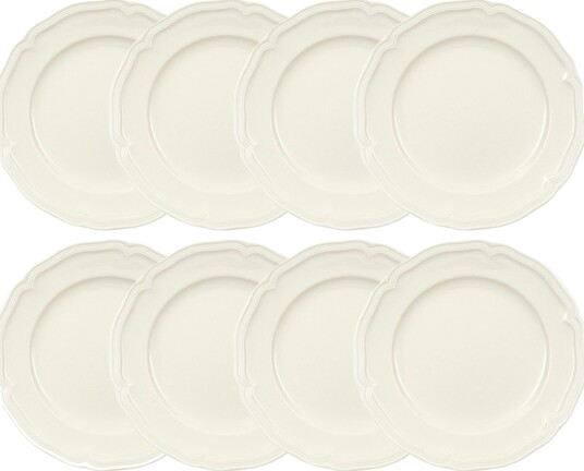 Manoir Sidetallerken 21 cm 8 pk