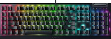 Razer Blackwidow V4 X - Tastatur - Bakgrunnsbelyst - Usa - Tastsvitsj: Razer Yellow