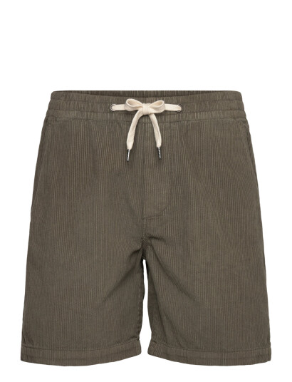Lindbergh Corduroy Shorts - Khaki green - XXXL