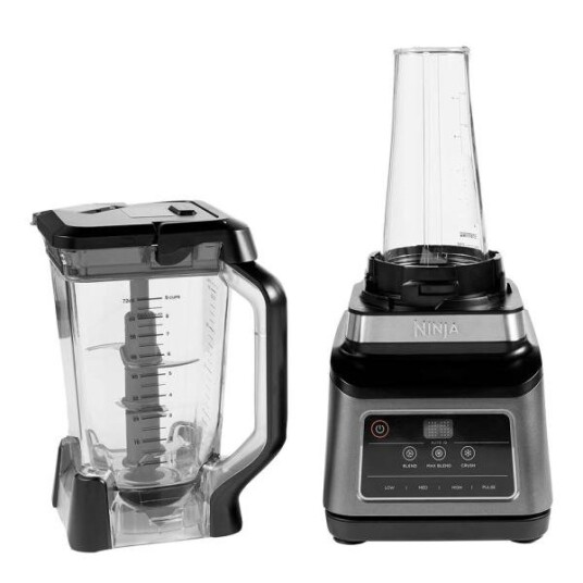 Ninja - 2-i-1 blender m/auto iQ 2,1/0,7L svart/sølv Ninja - 2-i-1 blender m/auto iQ 2,1/0,7L svart/sølv