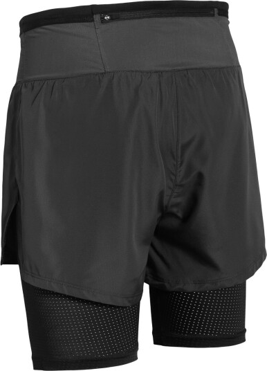 Dahlie Shorts Athlete 2 in 1 M Herre Grå S | Løpeshorts