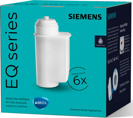 Siemens 6 - Pak Vandfilter Tilbehør til Kaffe & Te Siemens 6 - Pak Vandfilter Tilbehør til Kaffe & Te