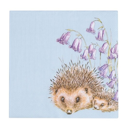 Wrendale servietter Hedgehugs lunsj
