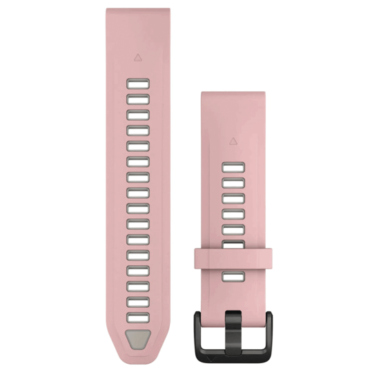 Garmin QuickFit 20 Silicone Dust Rose/Fog Gray Dust Rose/Fog Gray one_size