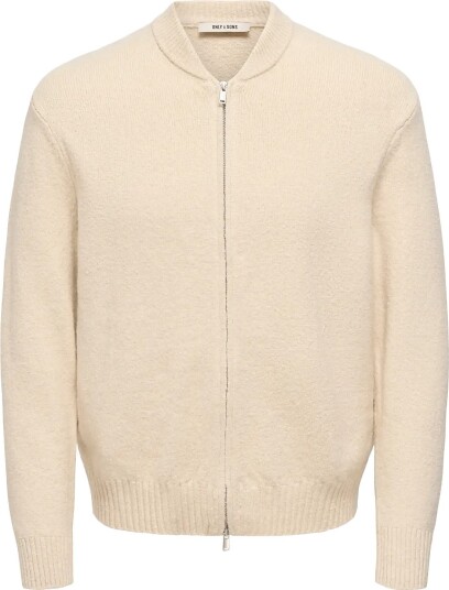 ONLY & SONS Onsjames Rlx Cardign Knit OATMEAL XL