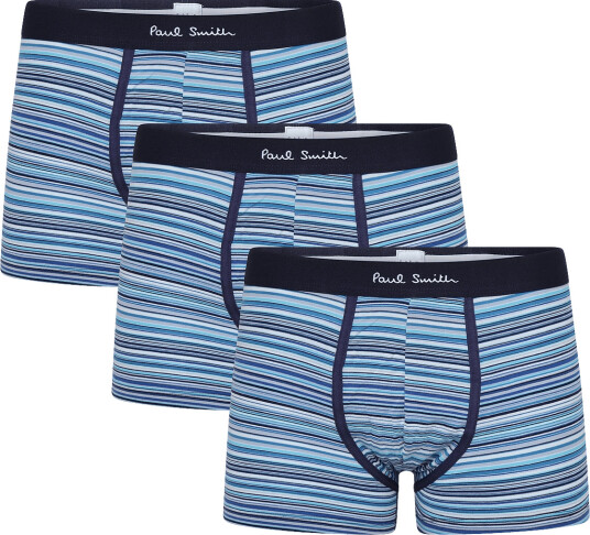 PS Paul Smith Men Trunk 3 Pack Signatr Navy S