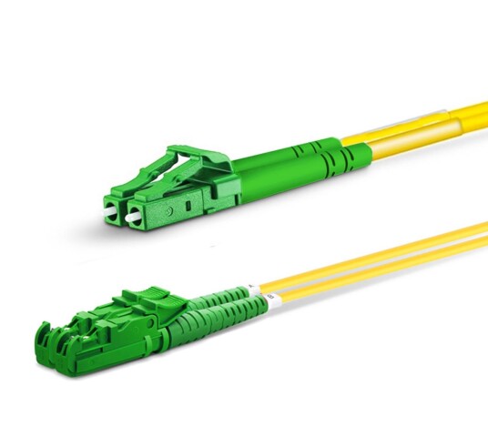 Equip Patchkabel E2000/APC->LC/APC  7.00m SM Duplex OS2 gelb