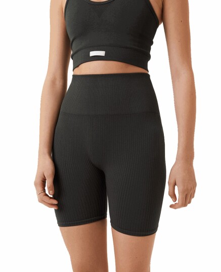 Björn Borg Studio Seamless Rib Shorts Peat L