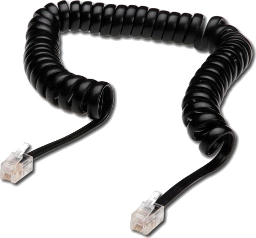 Digitus UAE CONNECTION CABLE RJ10 M/M 4.0M CU 4X7X012MM FLAT HELIC BL NS