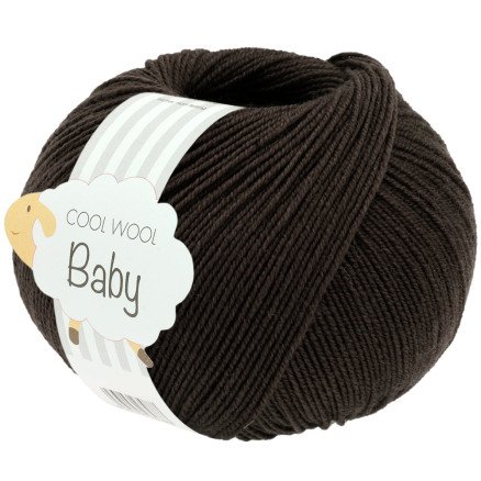 Lana Grossa Cool Wool baby garn 339 Grafittgrå Lana Grossa Cool Wool baby garn 339 Grafittgrå