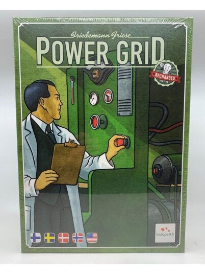Lautapelit Power Grid Recharged Strategispill for Barn 12+ (Nordic/EN) Lautapelit Power Grid Recharged Strategispill for Barn 12+ (Nordic/EN)
