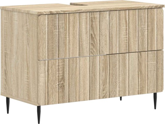 vidaXL Baderomsvaskeskap ZWOLLE Sonoma eik 82 x 41 x 58,5 cm
