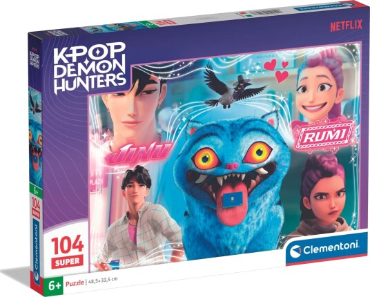 Clementoni Puslespill 104 Brikker Kpop Demon Hunters: Rumi Og Jinu